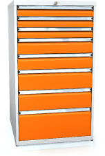 Drawer cabinet 1240 x 710 x 750 - 8x drawers